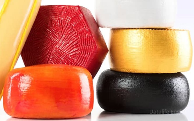 Покрытия разных цветов для окрашивания твердых и полутвердых сыров !